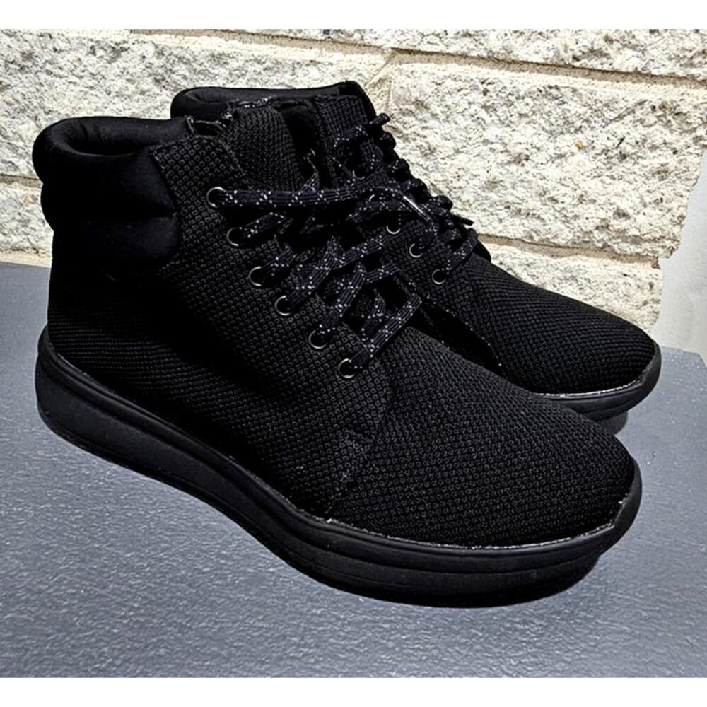 Clarks Cloudsteppers Ankle Boots Lace Up Padded Comfort Black Womens 9 M